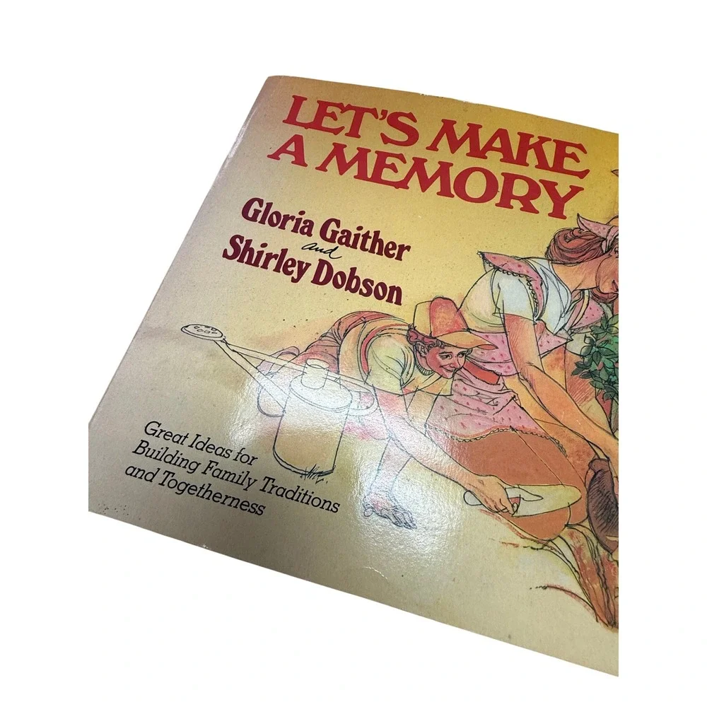 Vintage Let's Make‎ a Memory Gloria Gaither Family Traditions Togetherness Book